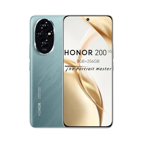 Honor 200 Smartphone, Telefono 5G, 8Gb Ram 256Gb Memoria 6,7", Ricarica Rapida Da 5.200 Mah A 100 W, Tripla Fotocamera Principale Da 50 Mp, Ultrasotti