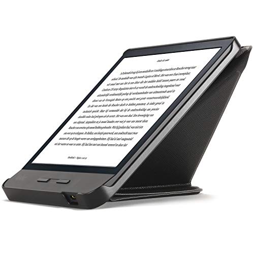 Forefront Cases Cover Per Kobo Libra H2O - Protettiva Folding Custodia Per Kobo Libra H2O, Design Origami - Nero - Sottile E Leggero, Auto Svegliati S