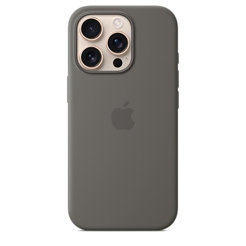 Apple Custodia Magsafe In Silicone Per Iphone 16 Pro - Grigio Pietra 
