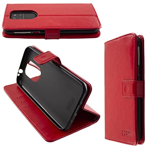 Caseroxx Custodia Per Emporia Smart 5, Bookstyle-Case Custodia Protettiva Book Cover Per Smartphone In Colore Rosso