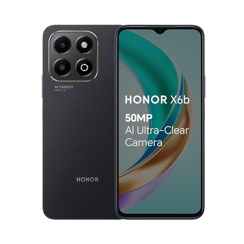 Honor Smartphone X6B 6,56" Mediatek Helio G85 4 Gb Ram 128 Gb Nero