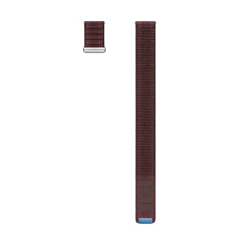 Samsung Fabric Band Cinturino In Tessuto (S/M) Per Galaxy Watch4 | Watch5 | Watch6 | Watch7 Series, Burgundy