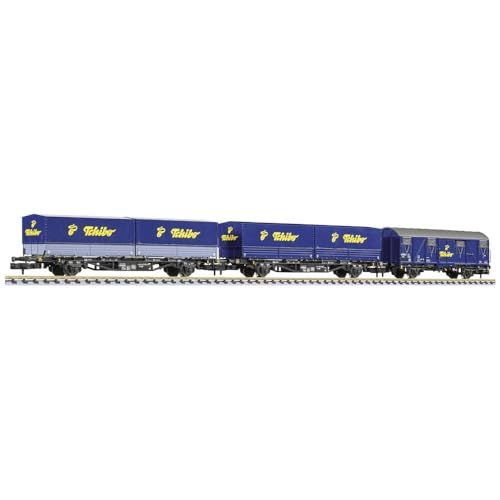 Liliput L260112 N - Set Di 3 Carri Merci Tchibo Treno Db Ag