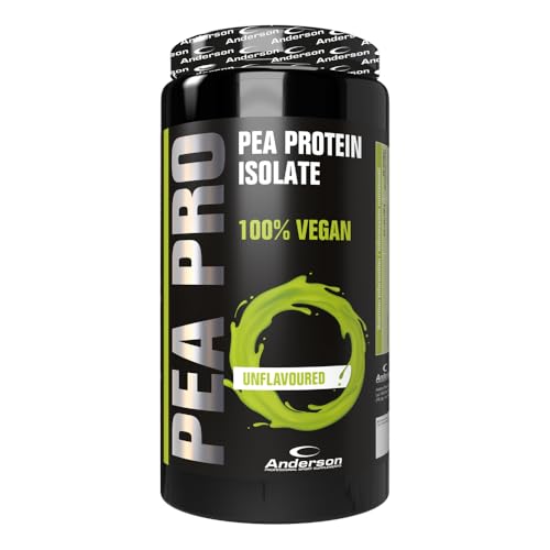 Anderson Pea Pro | Integratore In Polvere Di Proteine Di Piselli 100% Vegetali. Gusto Neutro| 100% Vegan, 100% Naturale | Senza Glutine E Senza Lattos
