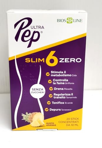 Ultra Pep Slim 6 Zero Gusto Ananas 20 Bustine Liquide