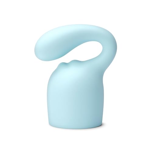 Le Wand Glider Weighted Attacco In Silicone Blue 12 Cm