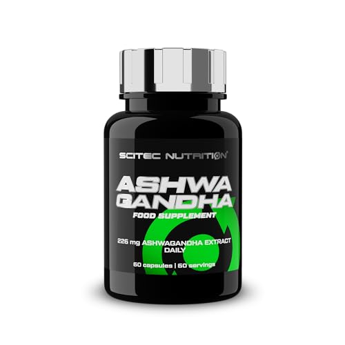 Scitec Nutrition Ashwagandha | Estratto Di Radice Di Ashwagandha | Per Sostenere Il Sistema Immunitario E Il Livello Ottimale Di Stress, 60 Capsule
