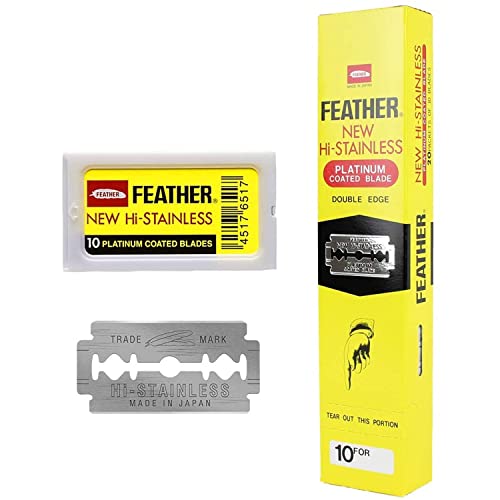 Feather Lamette Da Barba - Confezione Da 200 Pezzi