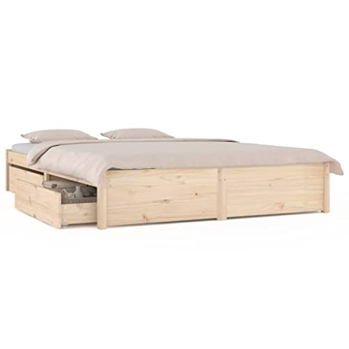 Vidaxl Giroletto Con Cassetti 160X200 Cm