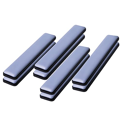 Slider Per Mobili Per Moquette E Pavimenti In Legno Duro, Adesivi Per Mobili, Autoadesivi (Rettangolari, 15 X 75 Mm)