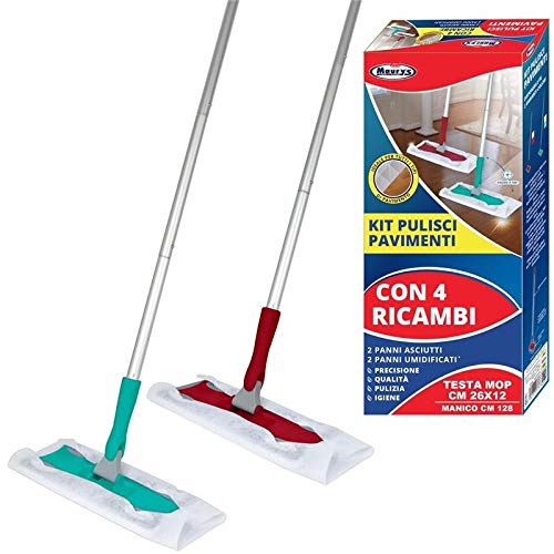 Maury'S Kit Pulisci Pavimenti Con 4 Ricariche Colori Assortiti