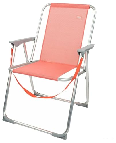 Bigbuy Productos De Hogar Flamingo Sedia, Alluminio, Corallo, Estándar
