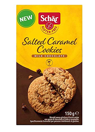 Biscotti Al Caramello Salato Biscotti Senza Glutine 150 G (Caramello - Cioccolato)