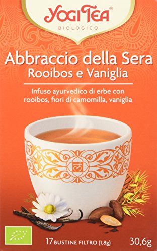 Yogi Tea Abbraccio Della Sera Rooibos E Vaniglia, 17 Bustine Filtro