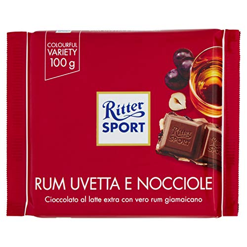 Ritter Sport Rum Grappolo D' Uva – Noce, 6 Pack (6 X 100 G)