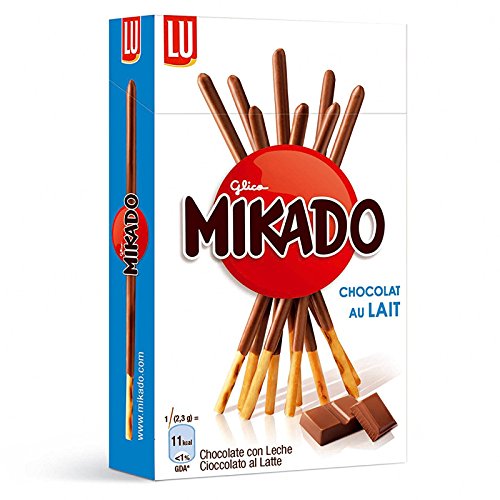 24 X Mikado Al Cioccolato Al Latte Blister Da 75 Gr Saiwa Biscotto Ricoperto