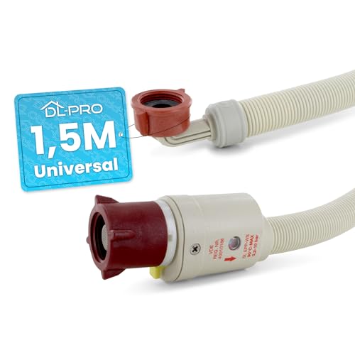 Dl-Pro - Tubo Di Alimentazione Universale, 1,5 M, Aquastop, 90 °C, Lavabile In Lavastoviglie