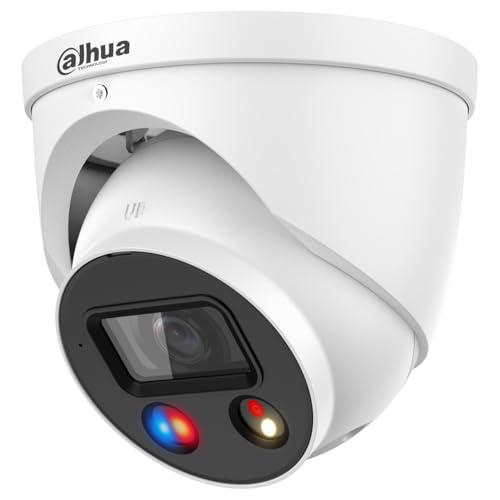 Dahua Turret - Telecamera Wifi Ipc-Hdw3849Hp-As-Pv-0280B-S5 Wizsense Con Risoluzione Da 8 Megapixel, Telecamera Di Sorveglianza Professionale Per Este