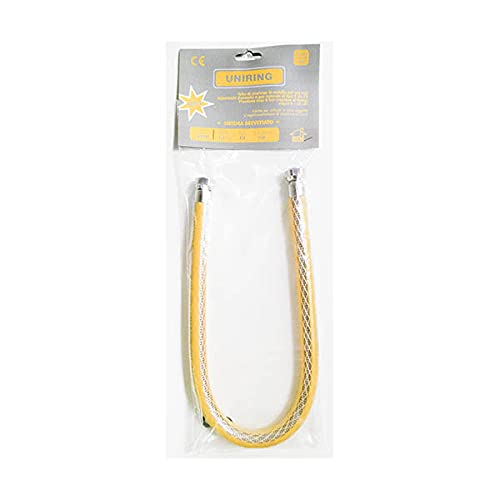 Tubo Flessibile Gas Cucina Ce 1 Mt 1000 Mm 1/2" En 14800 Uniring M/F Ce En 14800 L 100 Cm