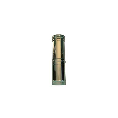 Elemento Telescopico Tubo Acciaio Inox Canna Fumaria D° 80 Camini Camino