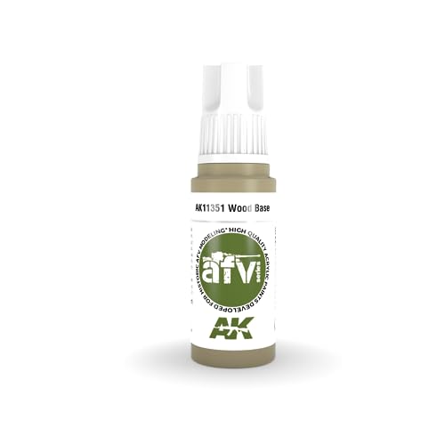 Ak Acrylics 3Gen Afv Ak11351 Wood Base (17Ml)