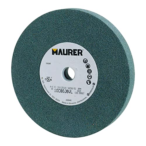 Muela Maurer Carburo De Silicio 150X20X16 Mm. Grano 80