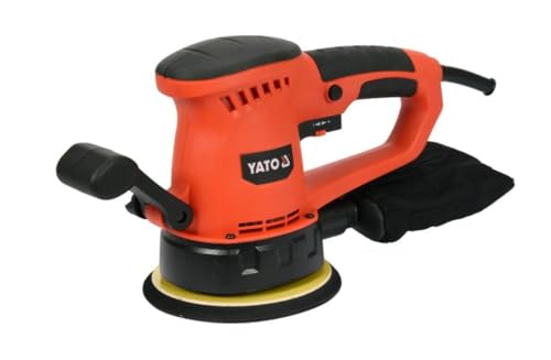 Yato Yt-82207 Ponceuse Portative Ponceuse Orbitale Aléatoire 13000 Tr/Min Noir, Orange 450 W