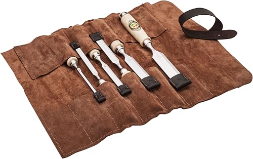 Kirschen Set Di Scalpelli – Set Composto Da 6 Scalpelli (6, 10, 12, 16, 20, 26 Mm) E Borsa In Pelle Scamosciata, 6 Pezzi 1171002