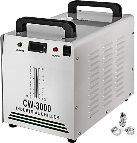 Vevor Refrigeratore Di Acqua Industriale, 0,45 A Cw-3000Ag Capacità 8,5L Modello Per Cnc Laser Engraver Per Raffreddare L'Unico Tubo Laser In Vetro Co