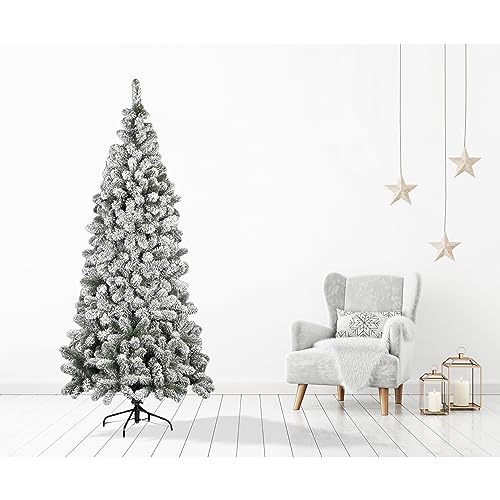 Albero Di Natale Kenya Floccato 210Cm 728Rami