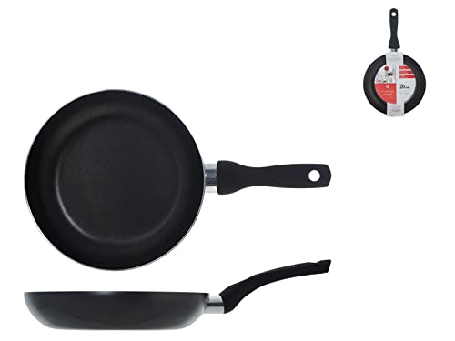 Home Maitre Padella Con Rivestimento Antiaderente, 20 Cm, Alluminio, Antracite/Nero