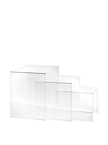 Iplex Design Trix Tavolini 3 Altezze In Plexiglass Trasparente