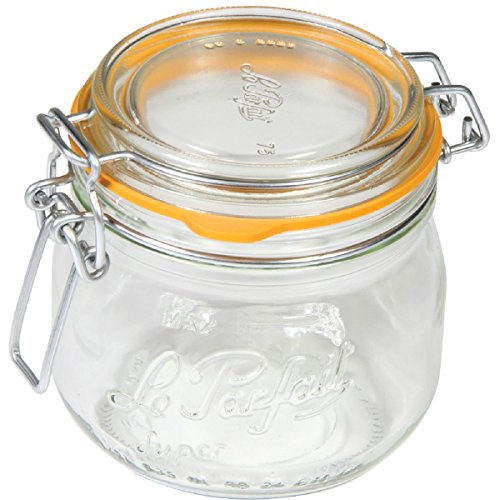 Le Parfait F0Mvr, Set 6 Barattoli Da 0,5 L, Trasparente