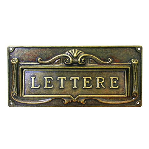 Placca X Lettere Forum Ottone Antic