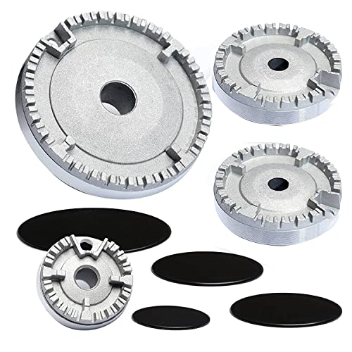 Kopinma Set Di Cappelli Per Stufa, Coperchio Migliorato, Fornello A Gas, Bruciatore, Tappo, Tappo Bruciatore A Gas, Adatto Per La Maggior Parte Brucia