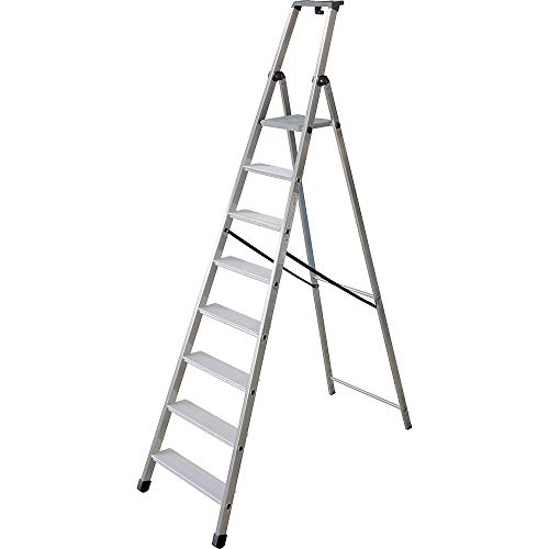 Scala Alluminio A Forbice Professionale 8 Gradini Tikal