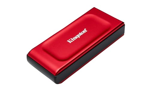 Kingston Xs1000 2Tb Drive A Stato Solido (Sdd) Esterno Usb 3.2 Gen 2 Ssd Portatile Rosso-Sxs1000R/2000G