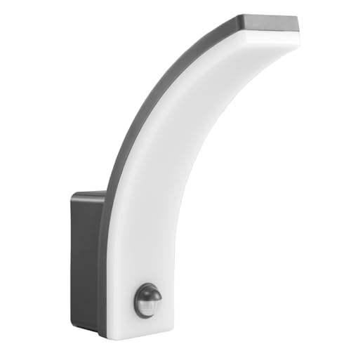 Maclean Mce512 20W Lampada Led Da Parete Con Rilevatore Di Movimento Ip65 2000Lm 4000K Bianco Neutro (Grigio)