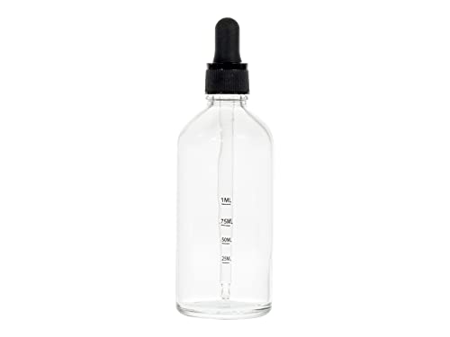 The Bars 001916 Bottiglia Dropping, Vetro Borosilicato, 100 Ml, Made In Italy, Trasparente