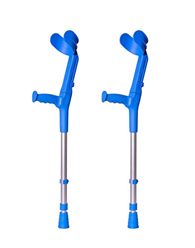 Forta Qa-00153/02Lot – Stampelle 2 Pz Blu A Gomito Biregolabile Per Bambini