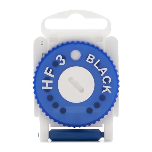 Filtri Per Apparecchio Acustico Hf3 - Protezione Cerume - Bloccano La Cera E Proteggono L'Apparecchio Acustico - Hf3 Black Cerume Filtro (Blu)