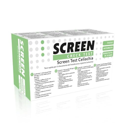 Screen Test Celiachia Test Rapido Per L'Individuazione Dell'Intolleranza Al Glutine Tramite Sangue.