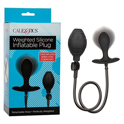 Plug De Silicona Hinchable - Negro