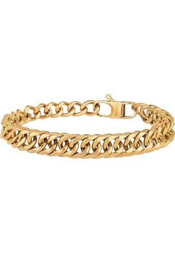 Breil Gioiello Collezione Gritty, Bracciali Da Uomo In Acciaio Colorato Colore Oro Misura 22 Con Senza Pietre - Tj2977