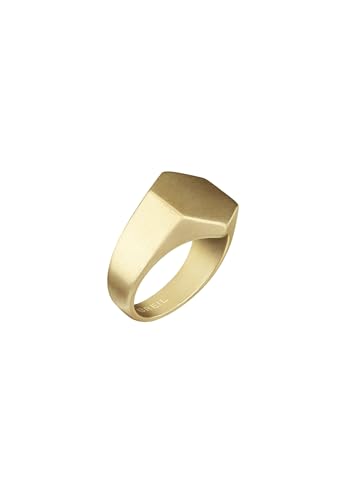 Breil Gioiello Collezione Kaleido, Anelli Da Uomo In Acciaio Colorato Colore Oro Misura 21 Con Senza Pietre - Tj3065