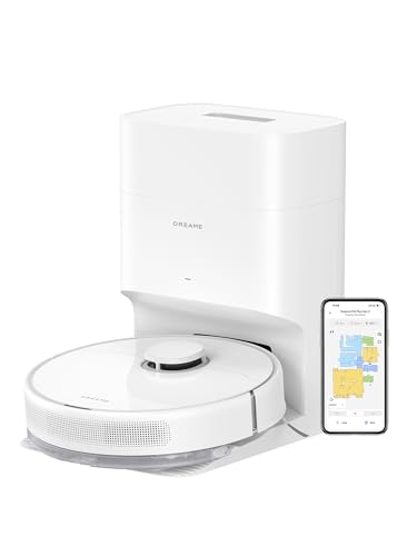 Dreame D10 Plus Gen 2 Robot Aspirapolvere Lavapavimenti Con Svuotamento Automatico Polvere, Navigazione Lidar Rilevamento Ostacoli, Aspirazione 6000Pa