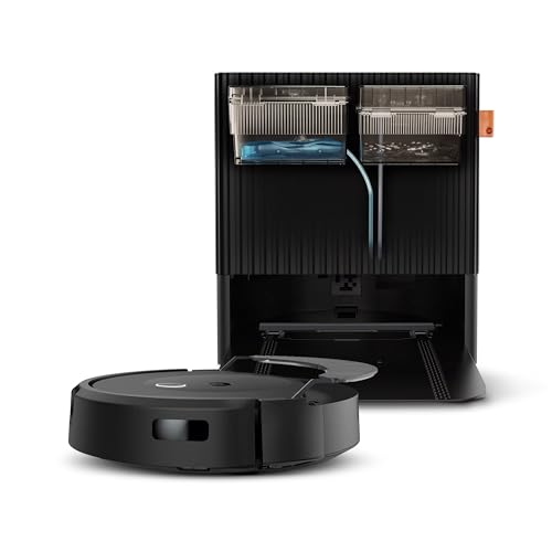 Irobot Roomba Combo 10 Max, Robot Aspirapolvere 2 In 1, Stazione Autosvuotamento/Riempimento E Pulizia Del Panno, Mappatura E Memorizzazione Dell'Ambi
