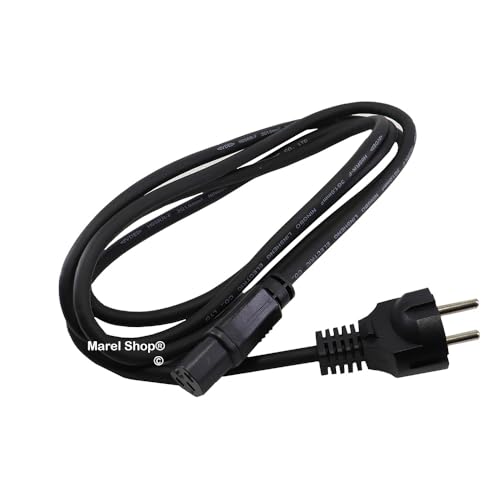 Marel Shop® - Cavo 4 Metri Per Ferro Da Stiro Compatibile Con Vaporetto Polti Con Spina
