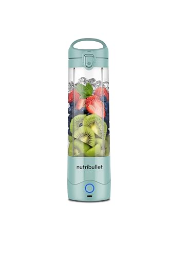 Nutribullet Portable Blender, Frullatore Portatile, 475Ml Bpa Free, Mini Frullatore, Frullatore Multifunzione, Caricatore Usb-C, Oltre 15 Cicli Frulla