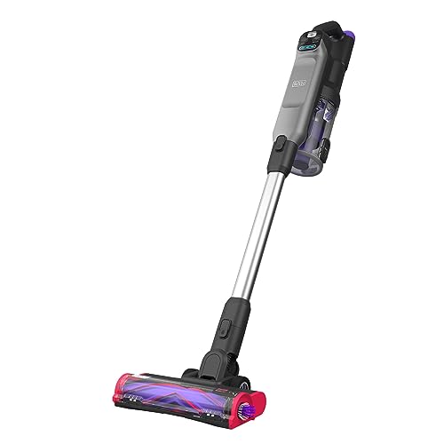 Black+Decker Aspirapolvere A Stelo Per Pavimenti 21.6V 4Ah, Senza Spazzole, Per Animali Domestici, Bhfea640Wp-Qw